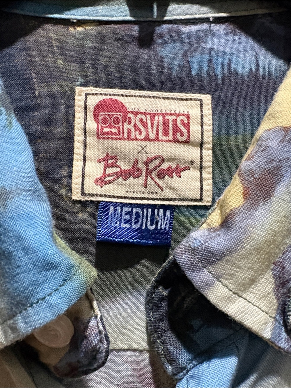 🎨 RSVLTS x Bob Ross Button Up Shirt – Medium 🎨 - Picture 3 of 10